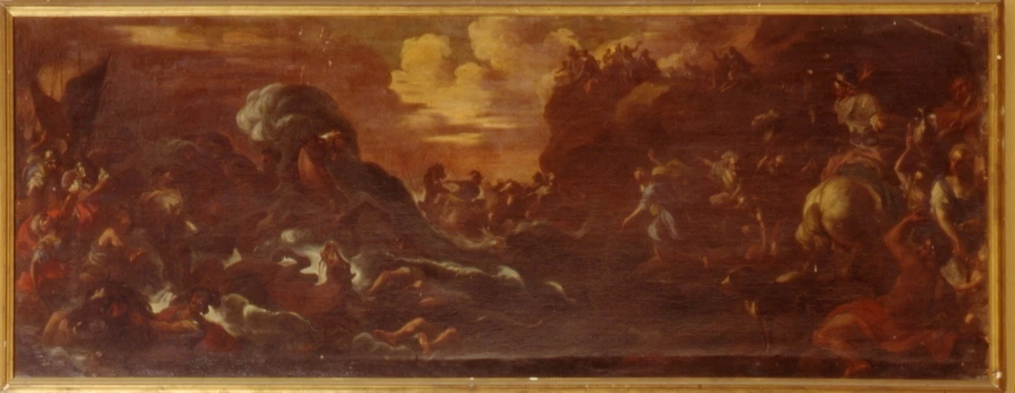 Mosè fa scaturire l'acqua dalla roccia - Napoli